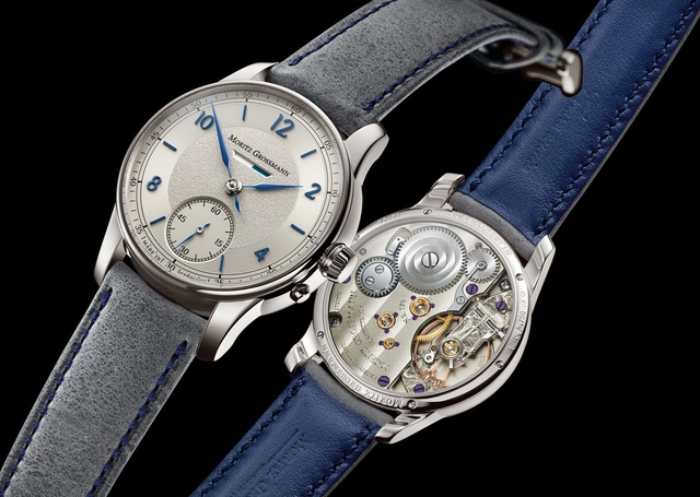 Moritz Grossmann Benu Gangreserve Weißgold mit neuer Zeigerform