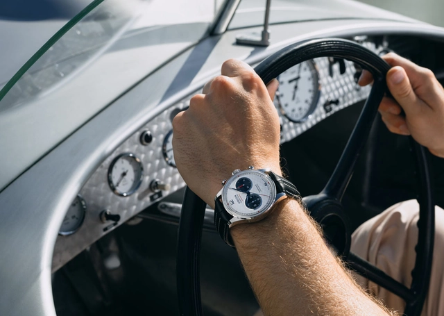 Union Glashütte Noramis Chronograph Limited Edition Sachsen Classic Wristshot im Großen Werkmeister