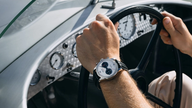 Union Glashütte Noramis Chronograph Limited Edition Sachsen Classic Wristshot im Großen Werkmeister