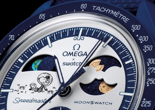 MoonSwatch Mission to Earthphase – Moonshine Gold Bibermond