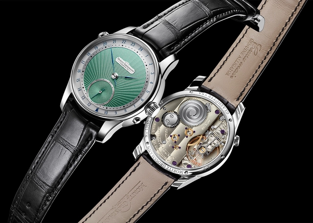 Moritz_Grossmann_GMT_Gouilloche Zifferblatt und Werk