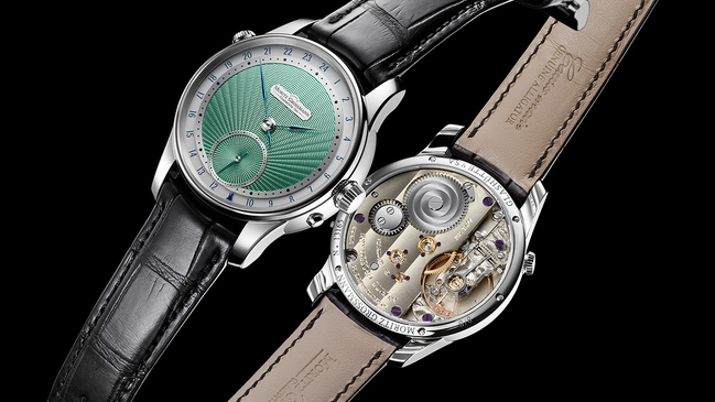 Moritz_Grossmann_GMT_Gouilloche Zifferblatt und Werk