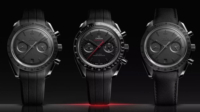 Speedmaster Dark and Grey Side of the Moon, Chronograph mit Manufakturkaliber aus Keramik