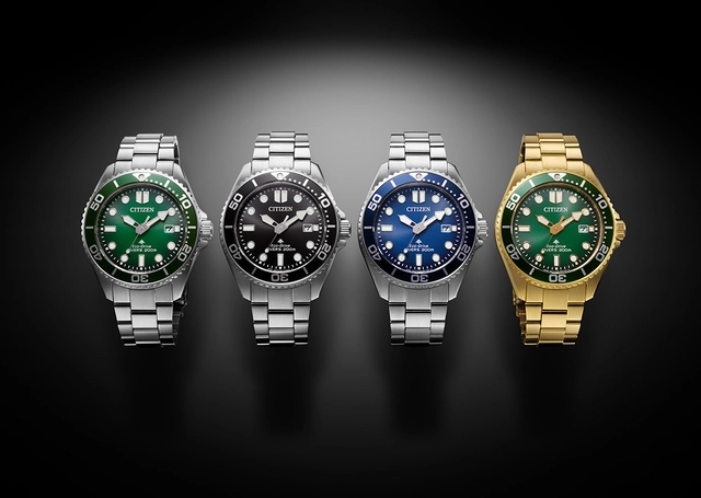 Citizen Promaster Eco-Drive Diver 200M, vier Uhren
