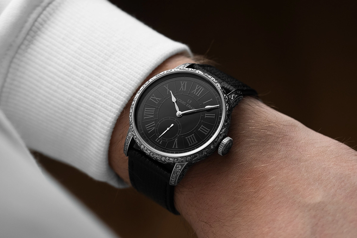 Louis Erard Gravee, Uhr am Handgelenk