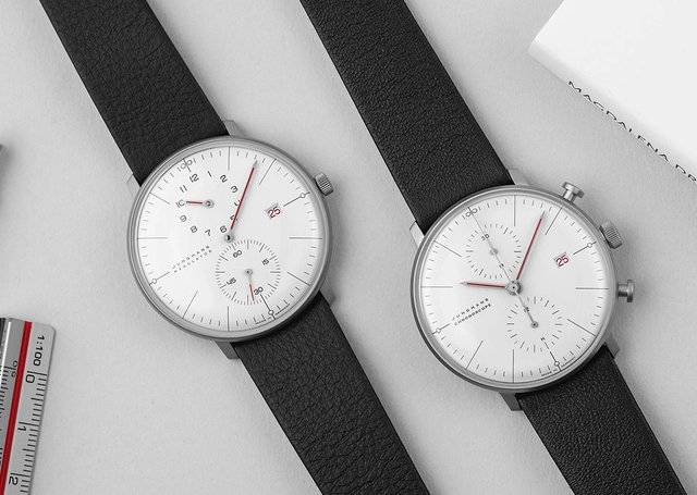 Junghans Max Bill Bauhaus Duo Chrono Regulator