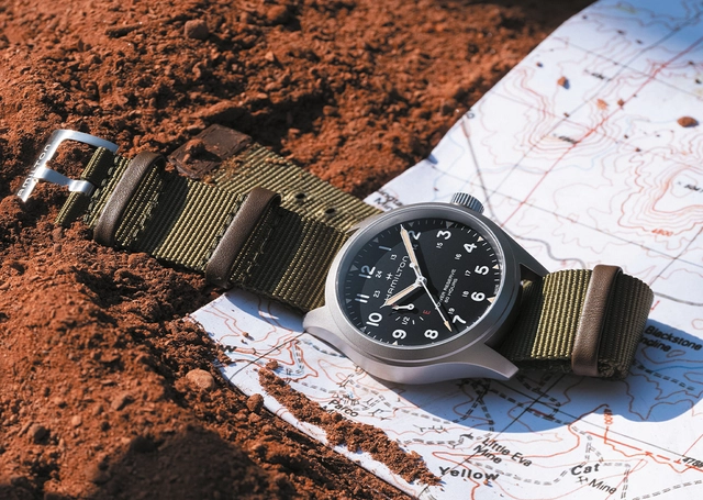 Hamilton – Khaki Field Power Reserve Mechanical, Fieldwatch mit Handaufzugskaliber
