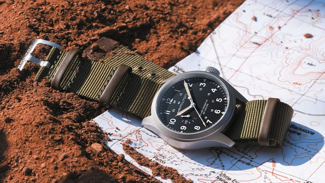 Hamilton – Khaki Field Power Reserve Mechanical, Fieldwatch mit Handaufzugskaliber