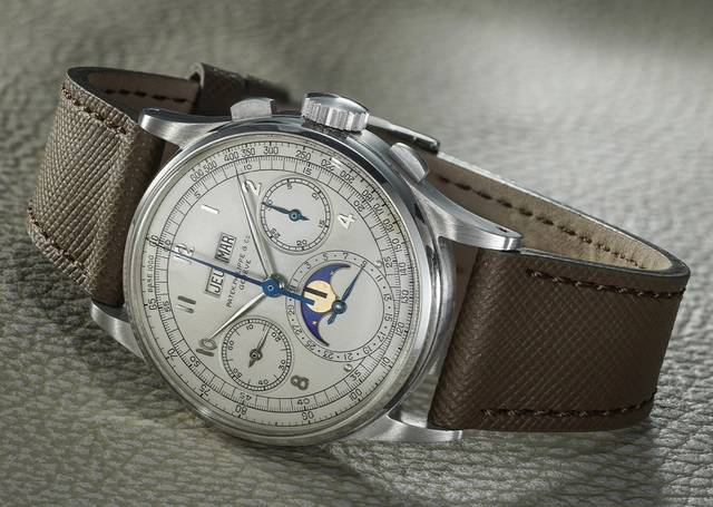 Patek Philippe Ref. 1518 in Edelstahl, Chronograph und Ewiger Kalender