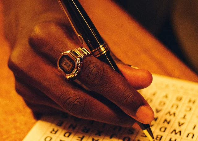 Casio CRW-001G-9JR: Die Digitaluhr fürs Fingerblatt