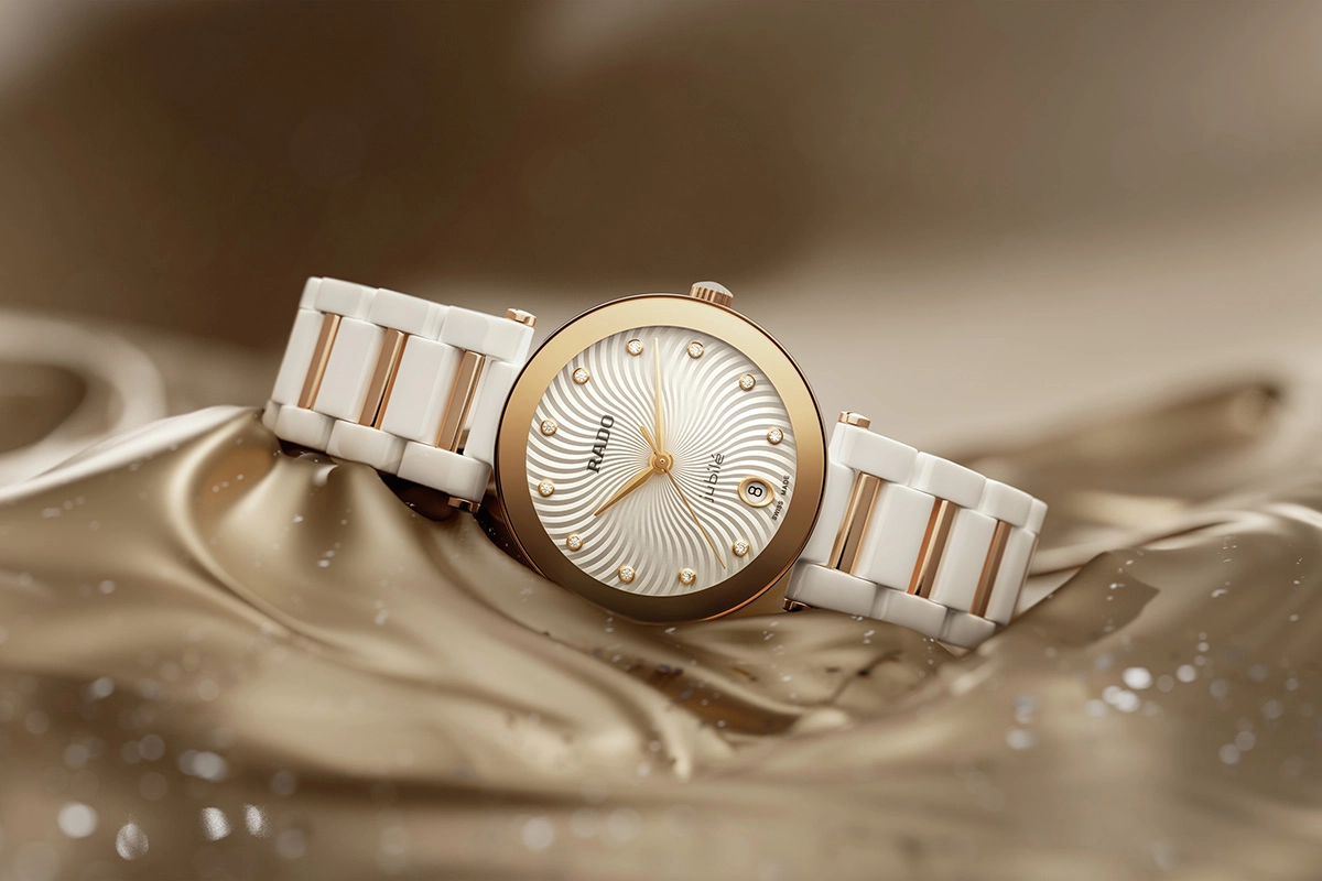 Rado LaCoupole, weiße Uhr