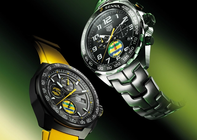Zwei neue TAG Heuer Formula 1 x Senna Chronographen