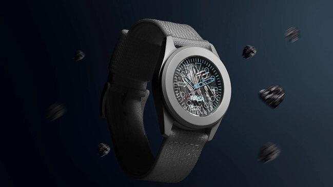 Unimatic x Massena LAB Modello Quattro U4S-T-SPW, Uhr vor Weltall