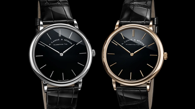 A. Lange & Söhne: Saxonia Thin in Platin und Honiggold