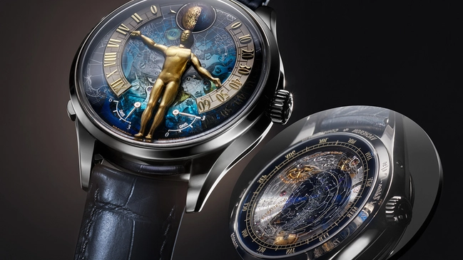 Vacheron Constantin Métiers d’Art Tribute to the Quest of Time, Uhr Vorder und Rückseite 