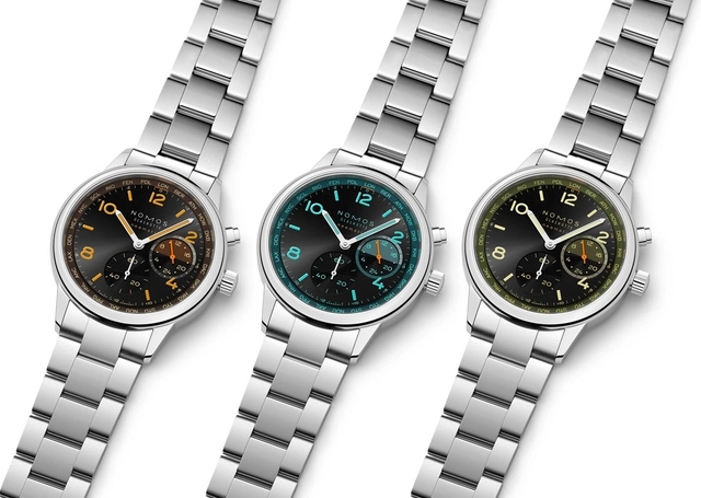 Nomos Glashütte Club Sport Neomatik Weltzeit Night Navigation drei Modelle