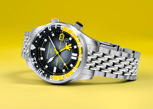 Spinnaker Bradner GMT Automatic SpongeBob SquarePants “Bubbly Grins”, Taucheruhr 