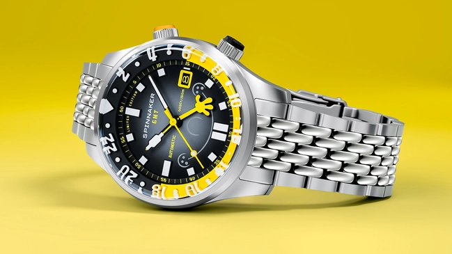 Spinnaker Bradner GMT Automatic SpongeBob SquarePants “Bubbly Grins”, Taucheruhr 