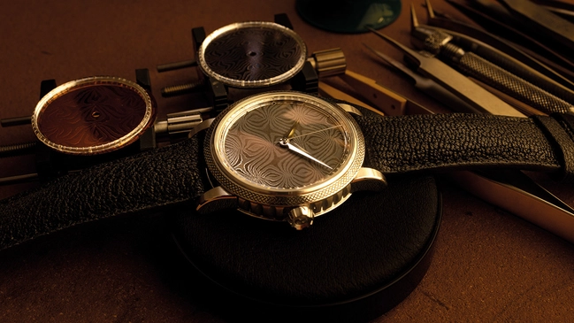 GoS – Fullerö Sword, Edelstahluhr mit diversen Werkteilen