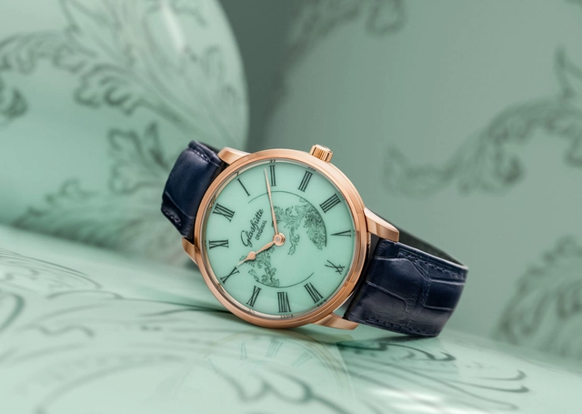 Glashütte Original Senator Meißen Edition in Seladongrün