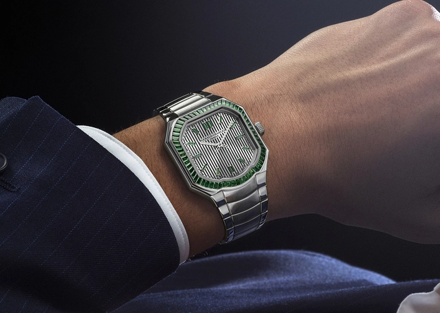 Gerald Charles – Masterlink Gem-Set, besetzte Automatikuhr 