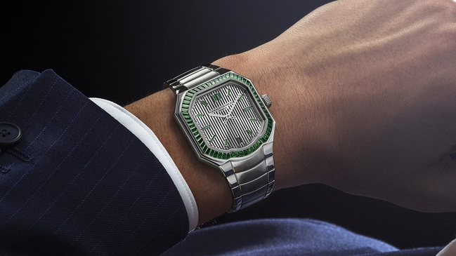 Gerald Charles – Masterlink Gem-Set, besetzte Automatikuhr 