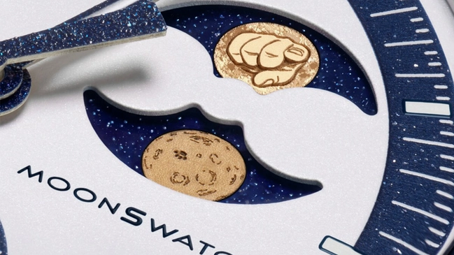 MoonSwatch Mission to Earthphase Moonshine Gold