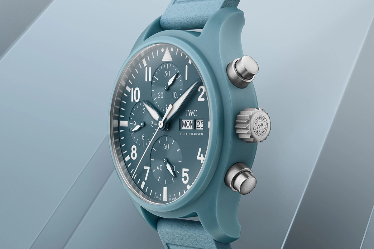 IWC Pilot’s Watch Chronograph 41 TOP GUN Miramar 389409 Gehäuse von der Seite