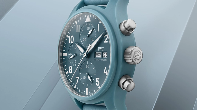 IWC Pilot’s Watch Chronograph 41 TOP GUN Miramar 389409 Gehäuse von der Seite