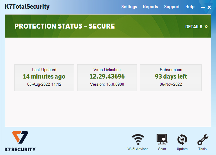 Screenshot Total Security