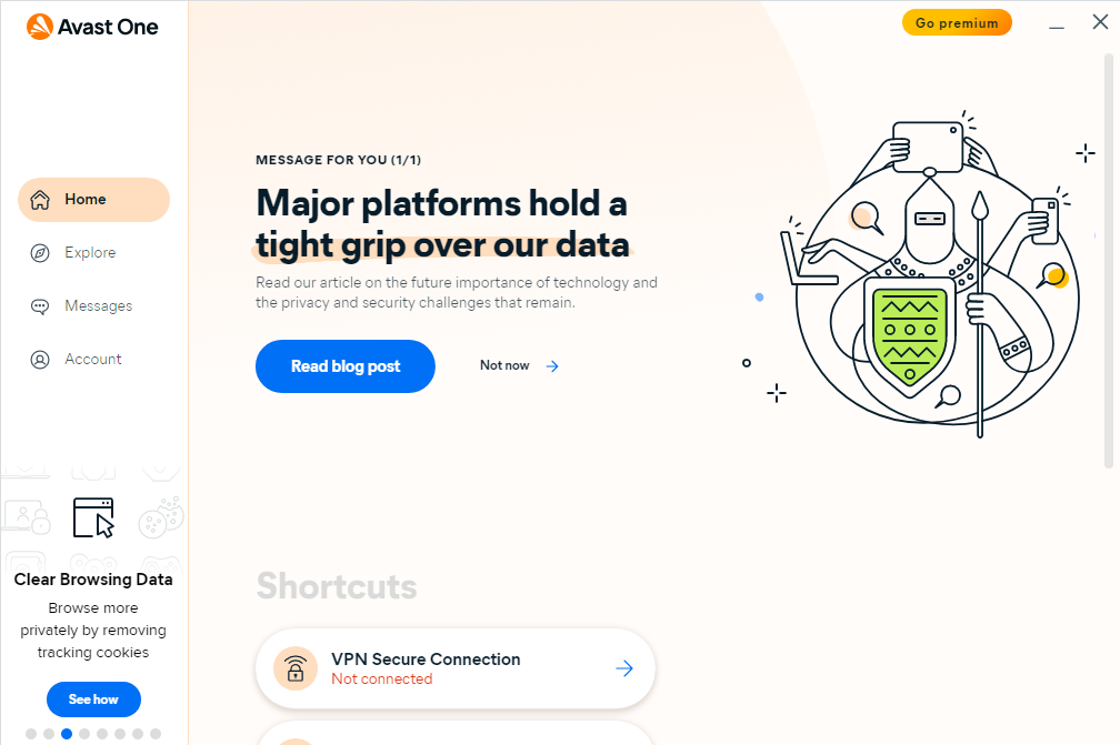 Screenshot Avast One Essentials