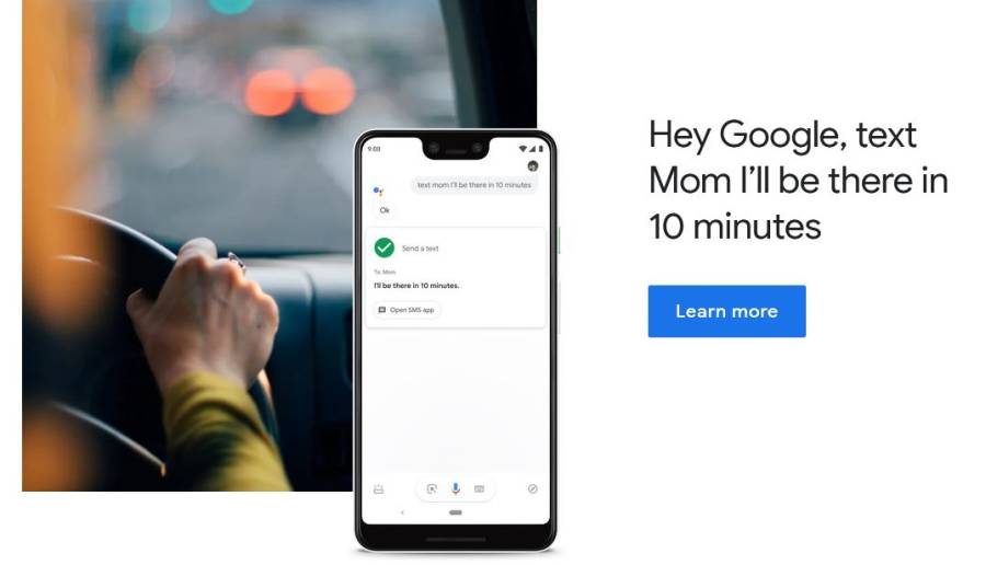 Sprachassistent auf einem Smartphone
