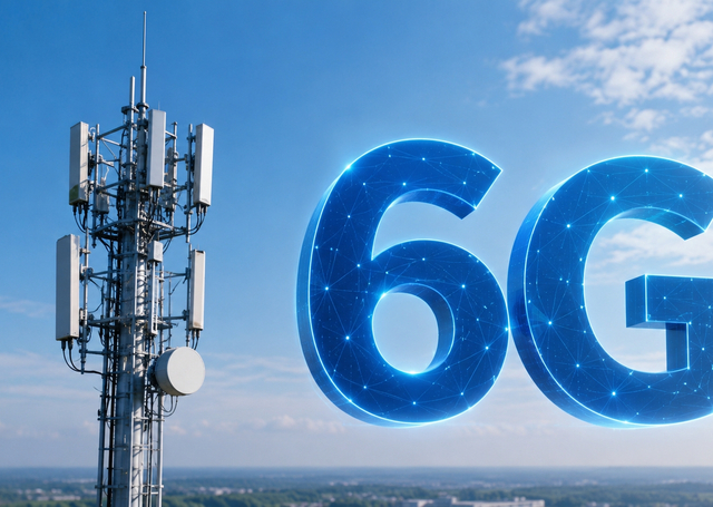6G mit Funkturm