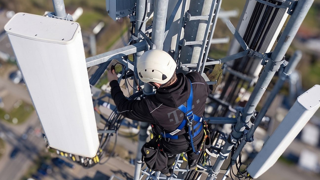 Ausbau eines Funkturms der Telekom