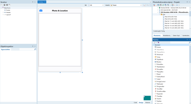 Nutzung des UI-Designers zur Gestaltung des UI von mobilen Apps (Bild 2)