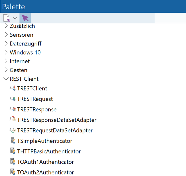 REST-Client-Komponenten in Delphi für FireMonkey-Apps (Bild 1)