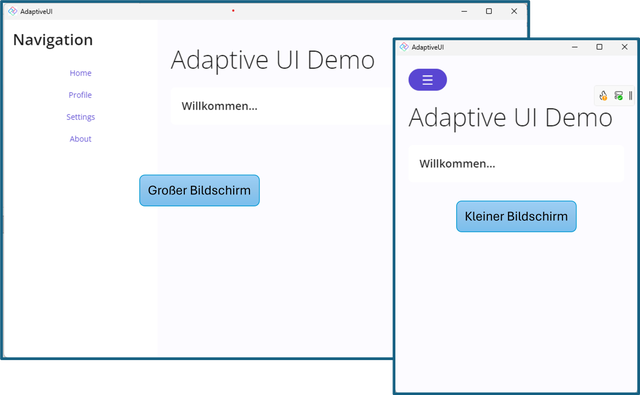 Adaptives Layout mit Uno (breiter versus schmaler Bildschirm) (Bild 2)