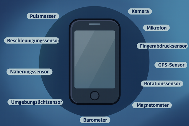 Mobile Devices enthalten heute eine Vielzahl von Sensoren (Bild 1)