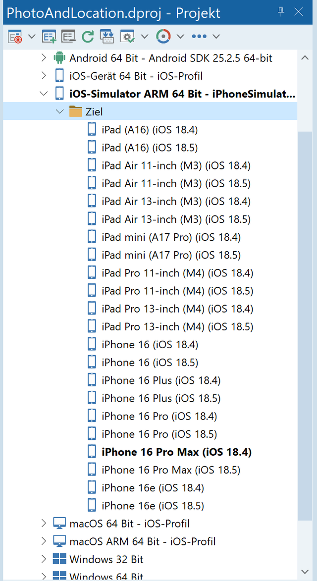 iOS-Devices werden über das Netzwerk eingeblendet (Bild 2)
