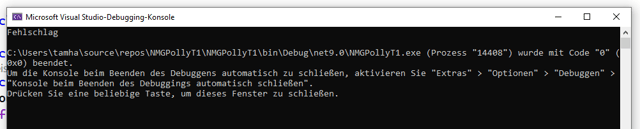 Die Payload wird trotz Polly-Integration nur einmal ausgeführt (Bild 3)