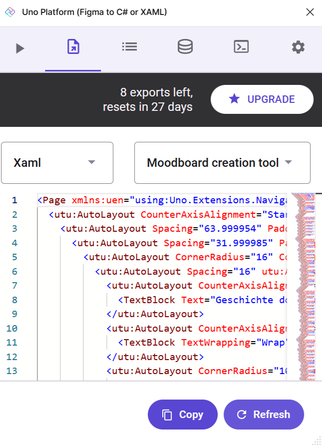 Von Figma zu XAML mit dem Plug-in für die Uno-Plattform (Bild 3)