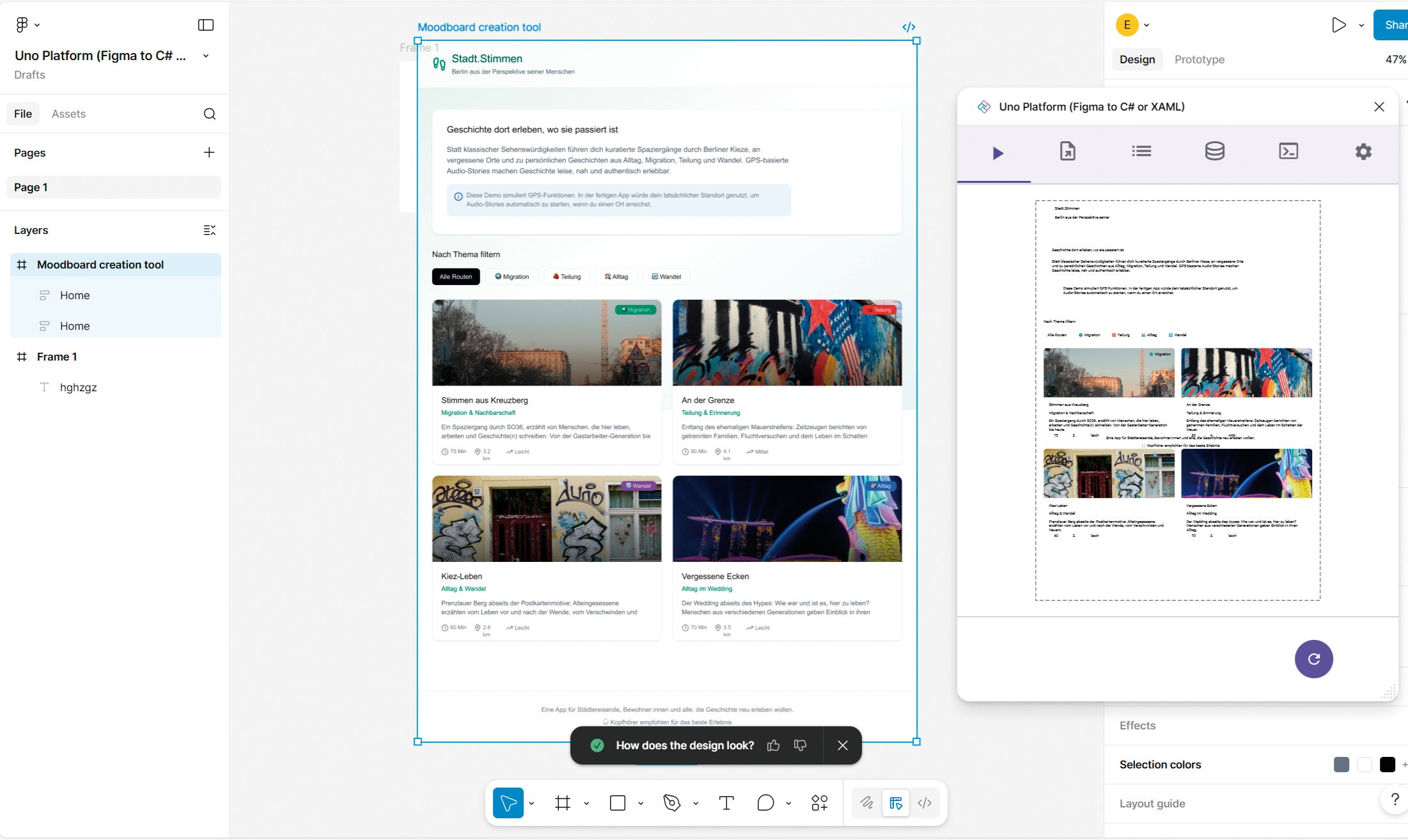 Zuweisung des Root-Frames im Uno-Plug-in (Bild 6)