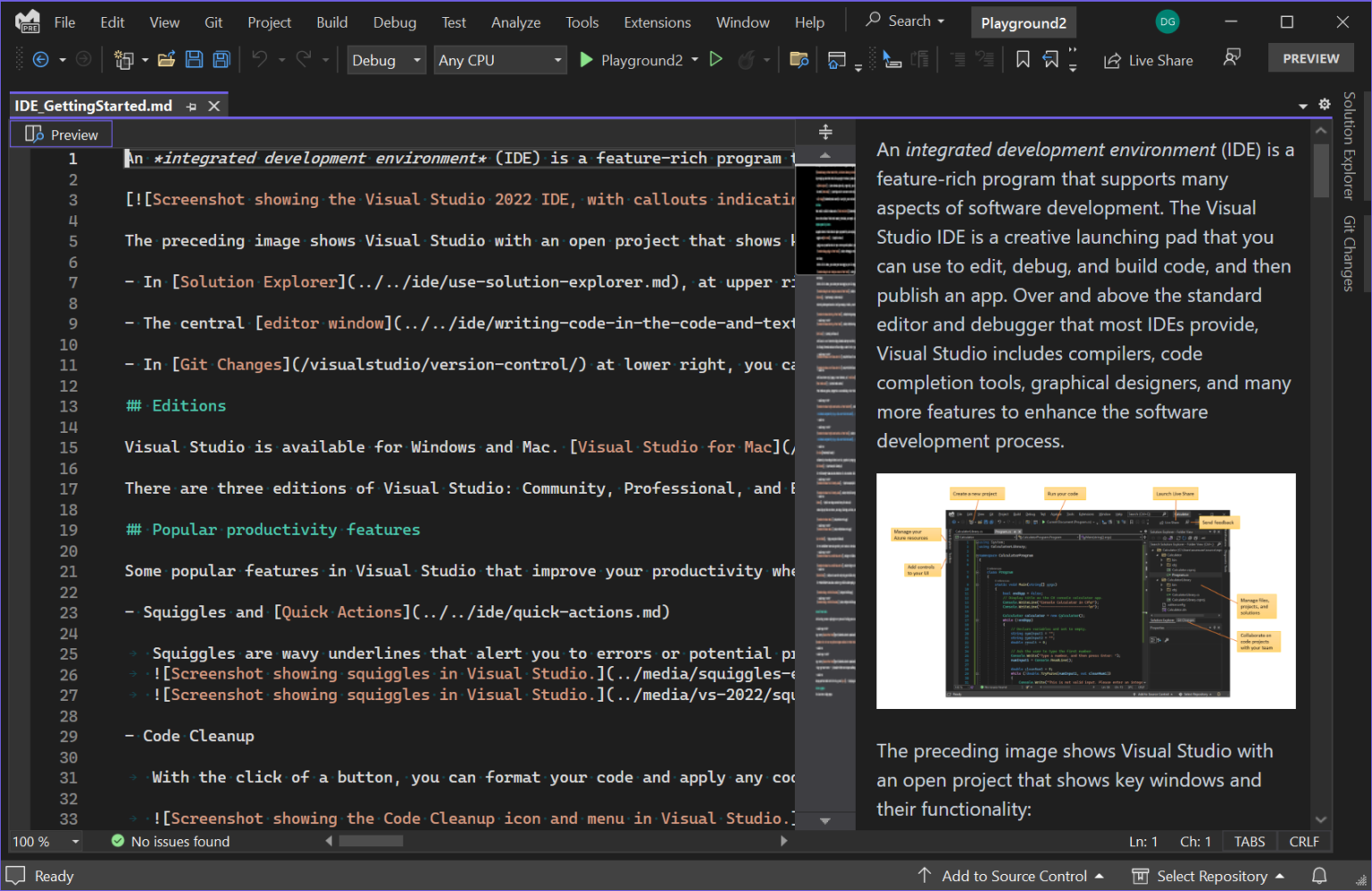 Markdown in Visual Studio schreiben | DWX Developer World
