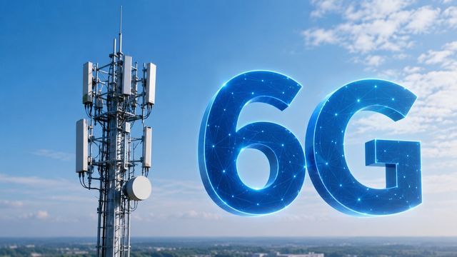 6G mit Funkturm