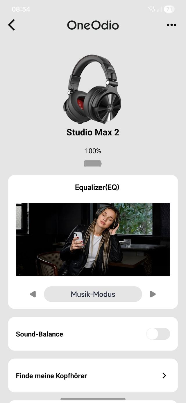 Die App ist übersichtlich, bietet aber nicht sehr viele Optionen