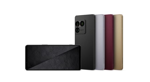 Sony Xperia 1 VIII im Überblick in verschiedenen Farben. 