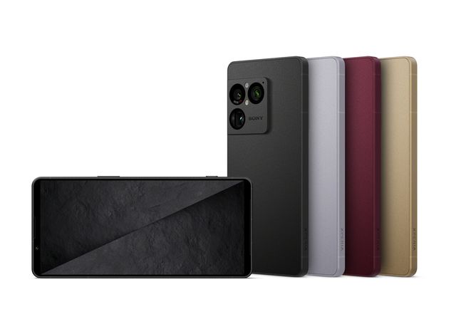Sony Xperia 1 VIII im Überblick in verschiedenen Farben. 
