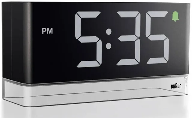 Braun LED Alarm Clock black