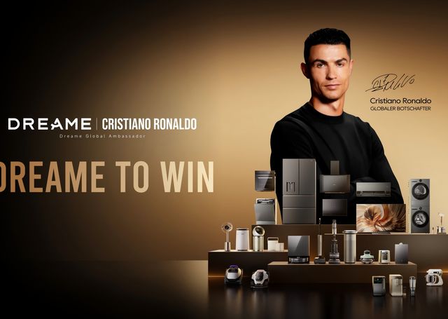 Christiano Ronaldo als Dreame Markenbotschafter