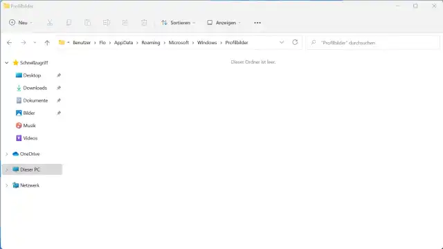 Screenshot Windows Explorer